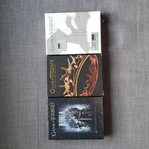 Set of 3- 1st 3 Season DVD Game of Thrones